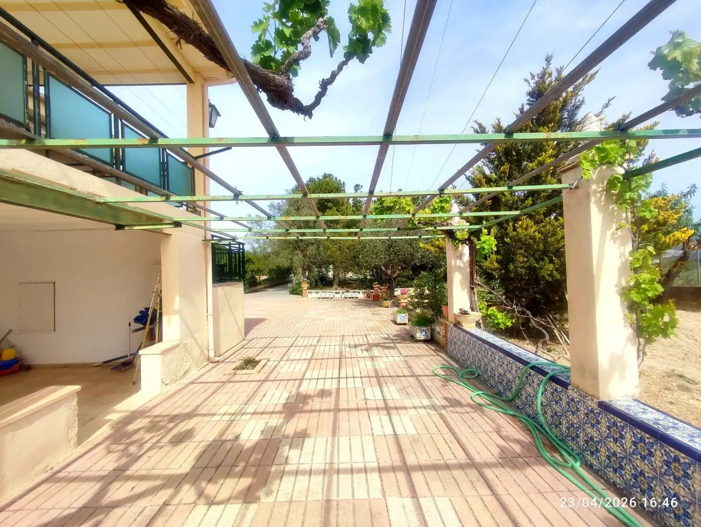 Terraza de Casa o chalet en venta en Ibi con Jardín privado, Terraza y Piscina