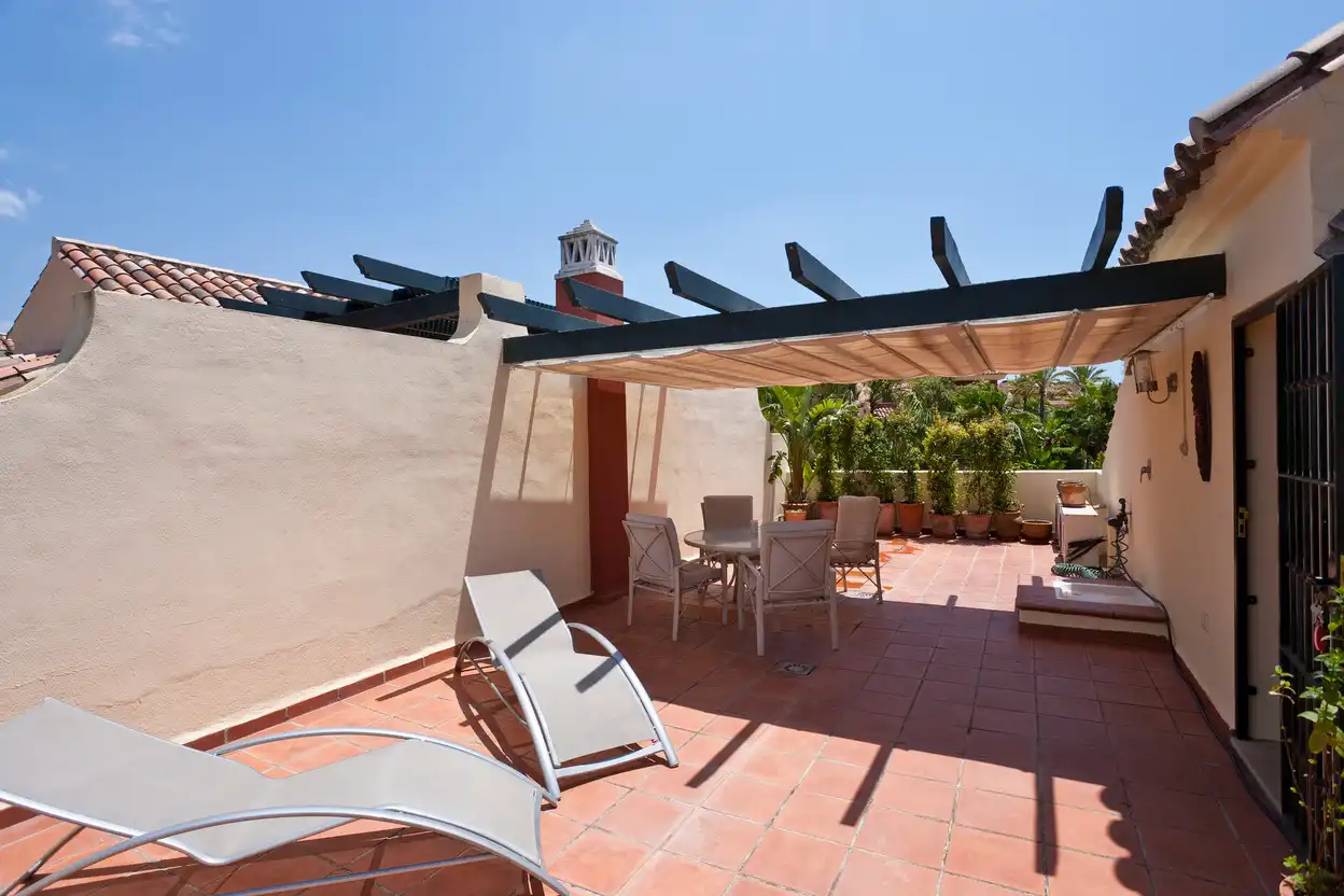 Terrace of Houses for rent in Marbella  with Furnished and Pets allowed