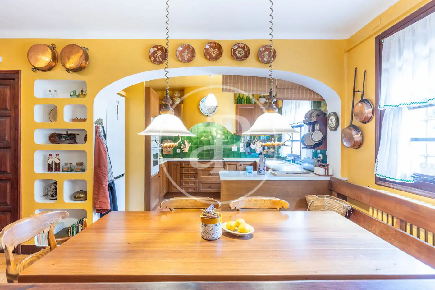 Cocina de Casa o chalet en venta en Vilanova del Vallès con Calefacción, Jardín privado y Terraza