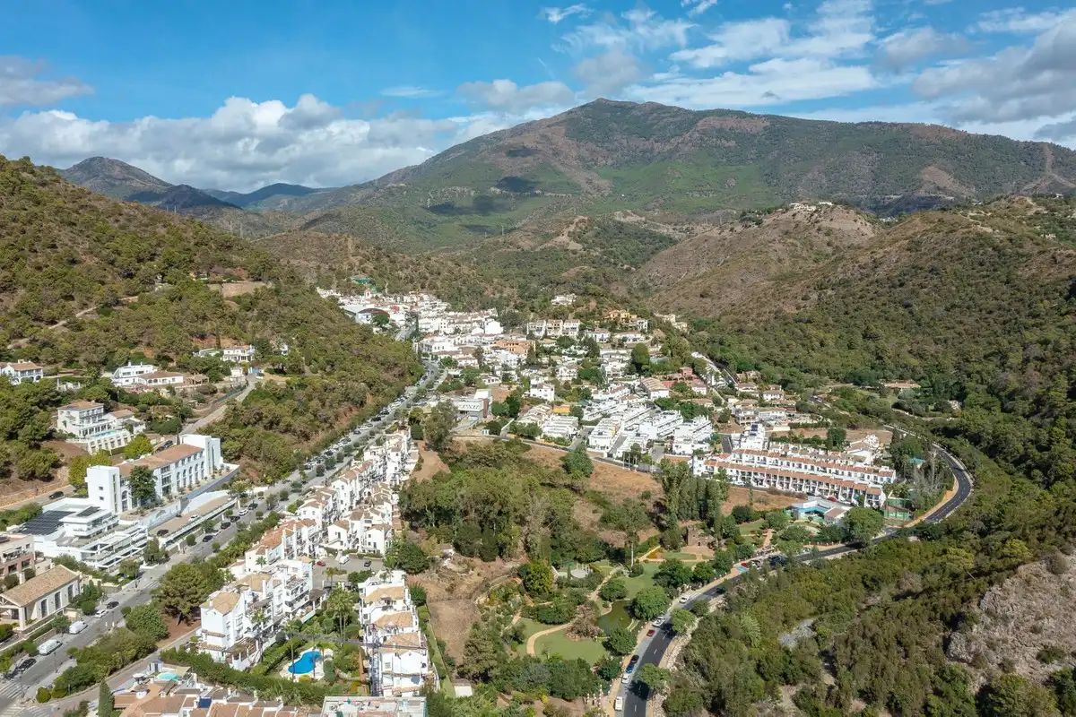 Exterior view of Duplexes for sale in Benahavís  with Air Conditioner, Heating and Terrace