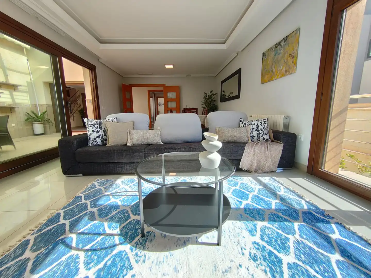 Sala de estar de Casa o chalet en venta en Almería con Aire acondicionado, Calefacción y Jardín privado