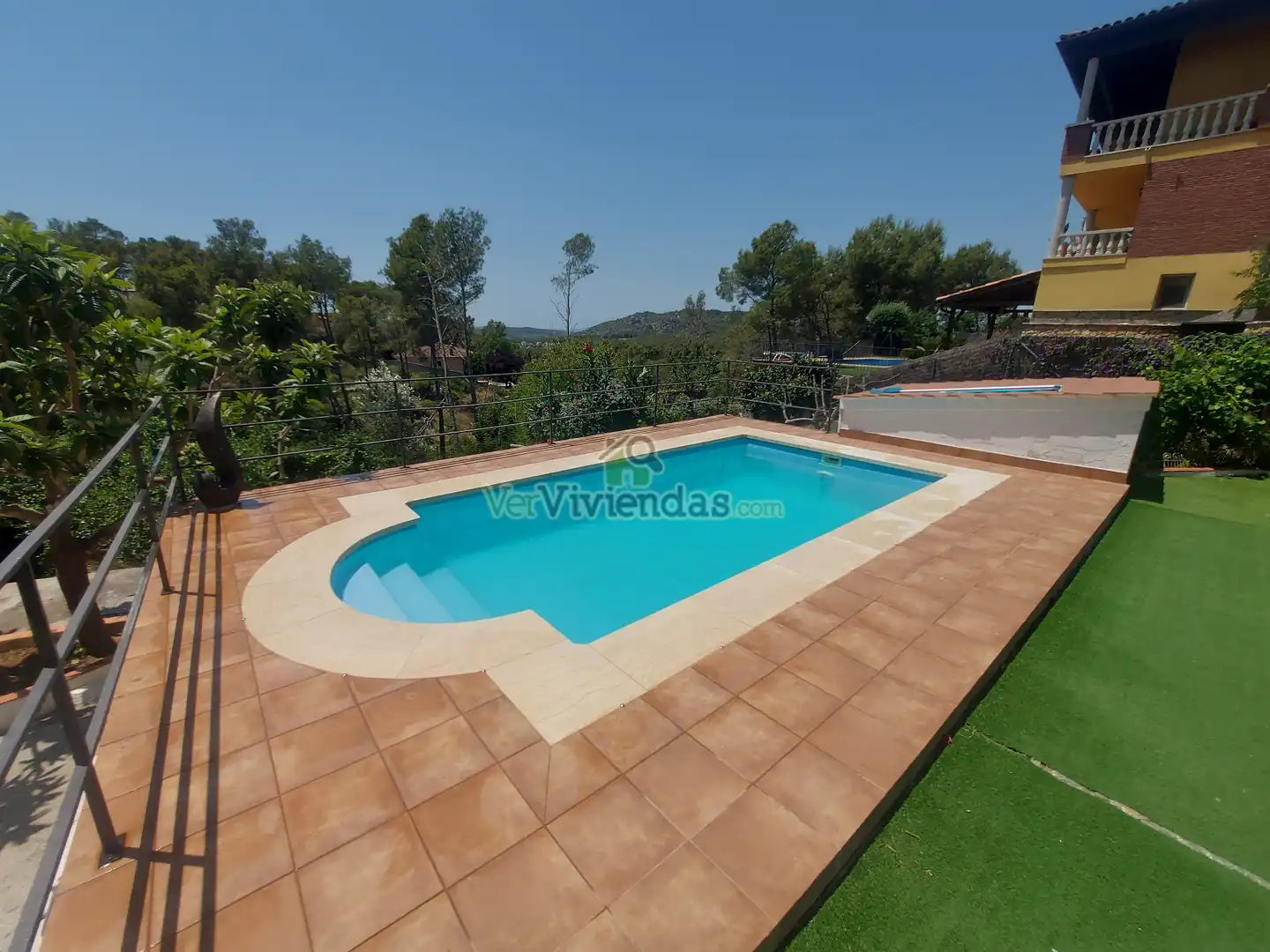 Piscina de Casa o xalet en venda en Olivella amb Calefacció, Jardí privat i Parquet