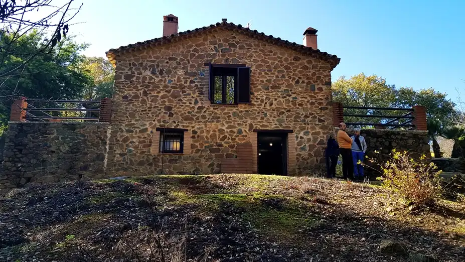 Vista exterior de Finca rústica en venta en Galaroza con Calefacción, Jardín privado y Terraza