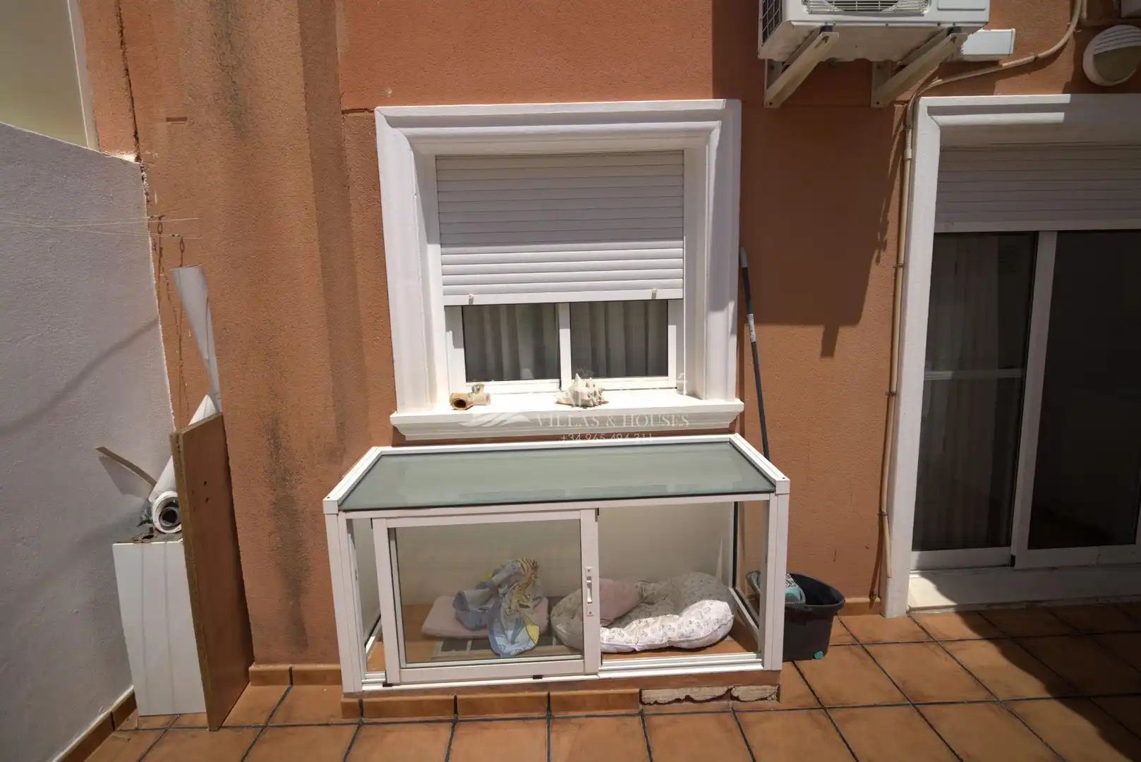 Balcony of Detached homes for sale in Aspe  with Air Conditioner, Heating and Private garden