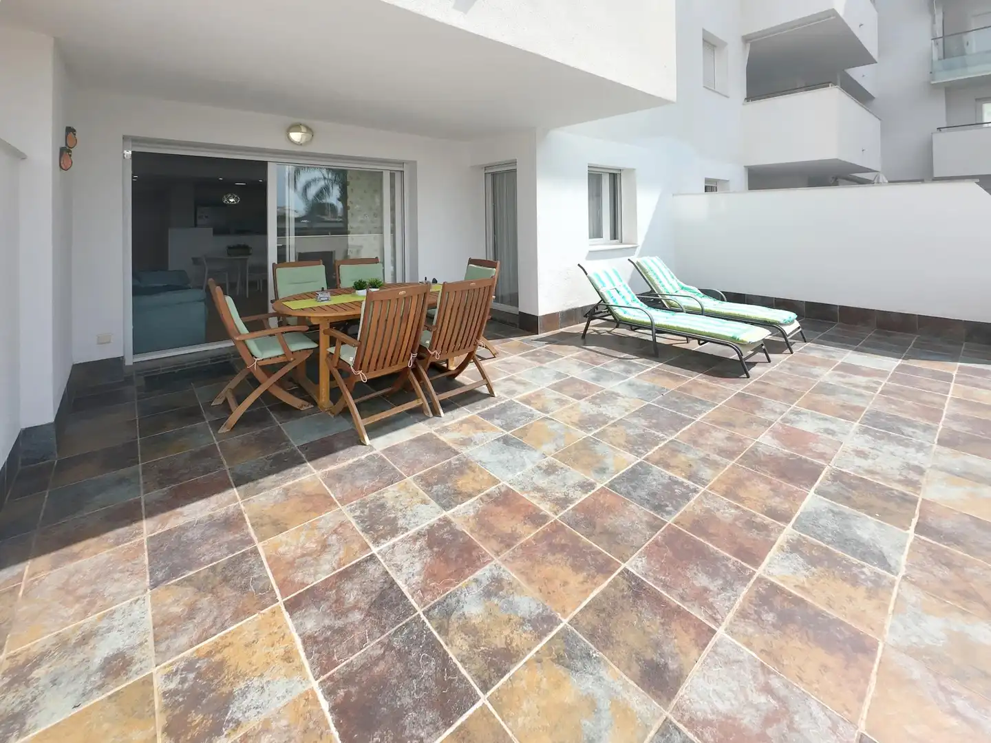 Terraza de Apartamento en venta en Roses con Calefacción, Terraza y Piscina comunitaria