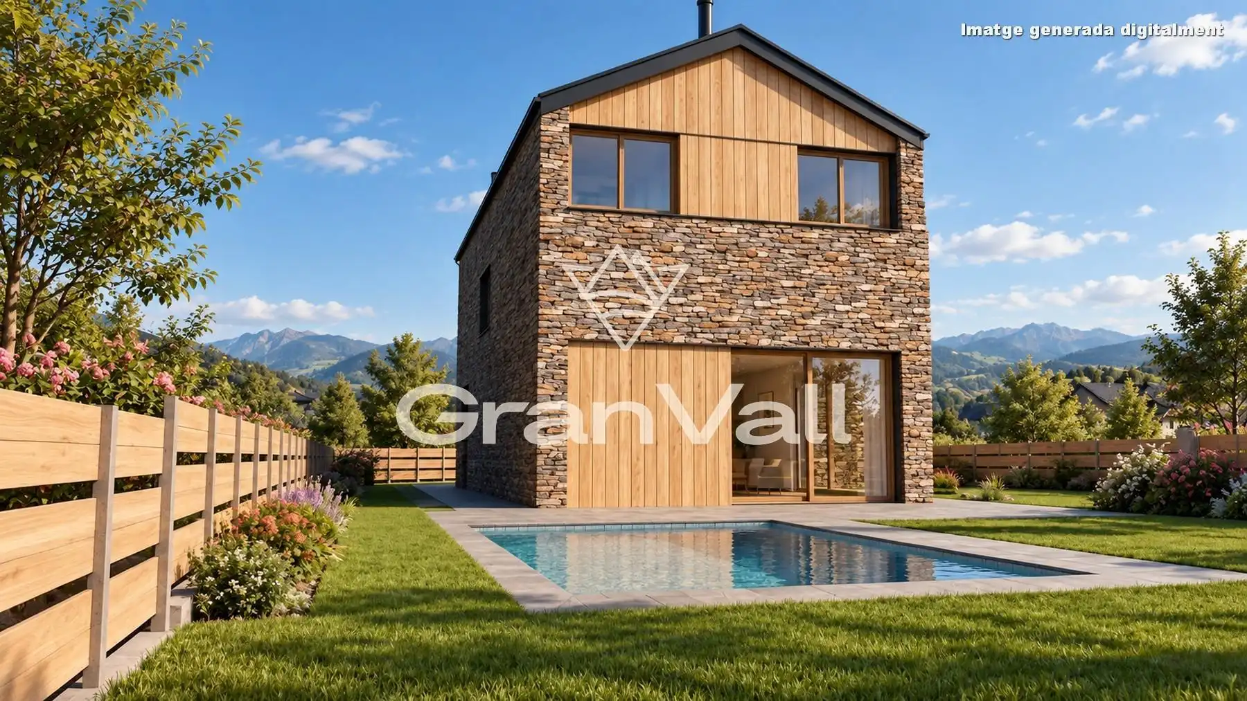 House with pool for sale in Das, imagen 2