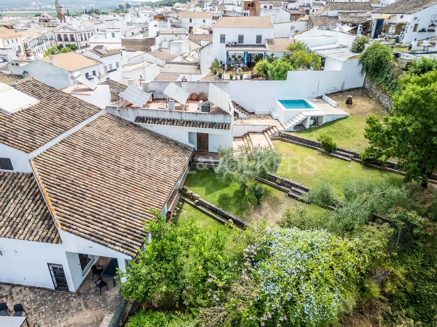 Vista exterior de Casa o xalet en venda en La Puebla de los Infantes amb Aire condicionat, Calefacció i Jardí privat