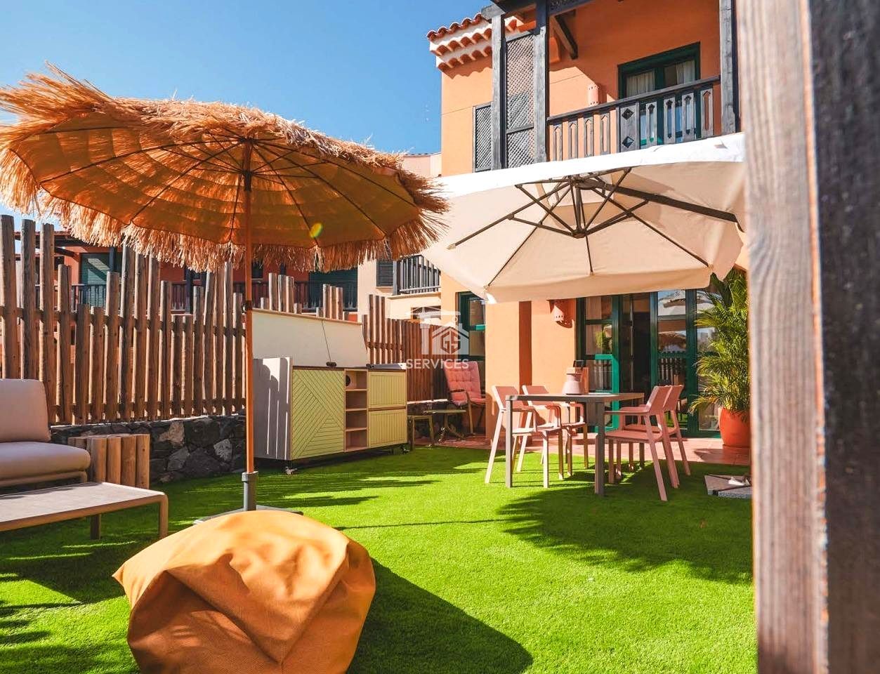Terrassa de Casa adosada en venda en San Miguel de Abona amb Aire condicionat, Jardí privat i Terrassa