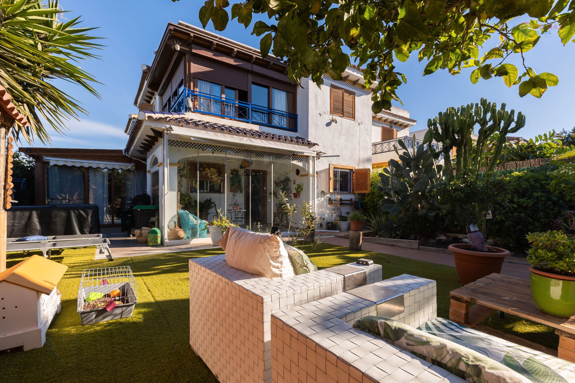 Terrassa de Casa adosada en venda en Vera amb Aire condicionat, Jardí privat i Terrassa