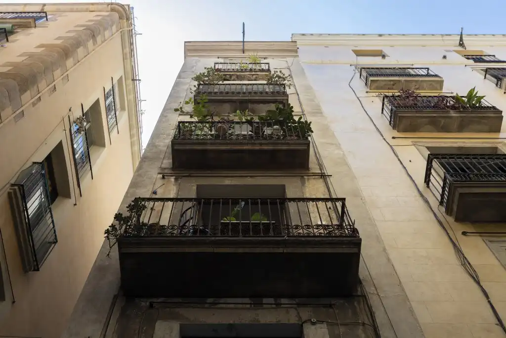 Terrasse von Wohnungen zum Verkauf in Barcelona mit Heizung, Abstellraum und Balkon