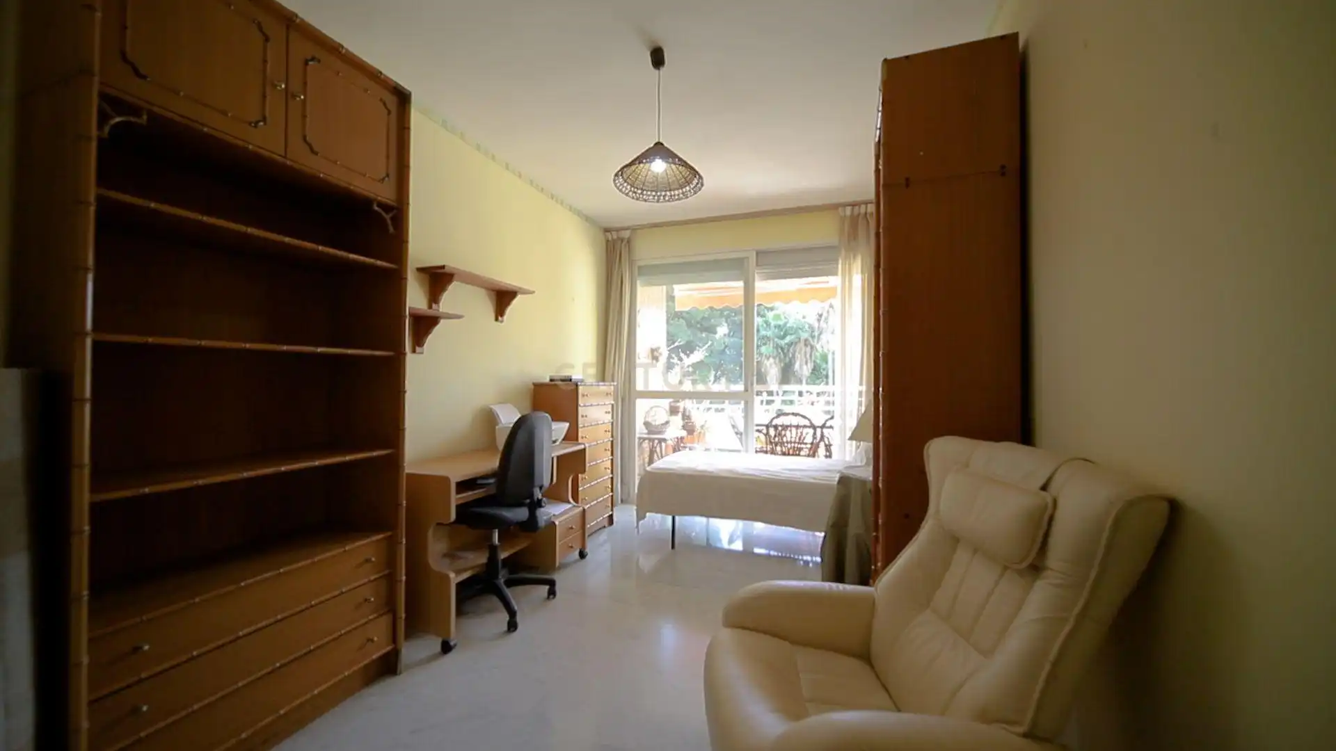 Bedroom of Flat for sale in Málaga  with Air Conditioner and Community pool