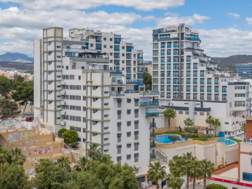 Exterior view of Ground floor for sale in El Campello  with Air Conditioner, Terrace and Swimming Pool