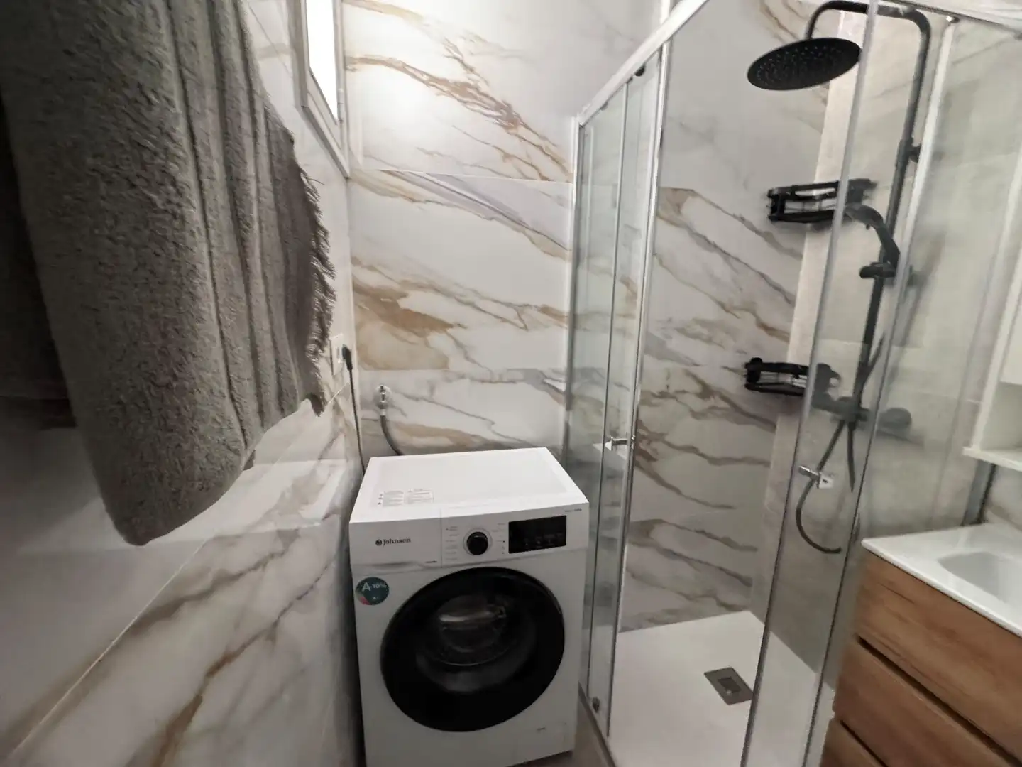 Badezimmer von Wohnung zur Miete in San Bartolomé de Tirajana mit Klimaanlage und Terrasse