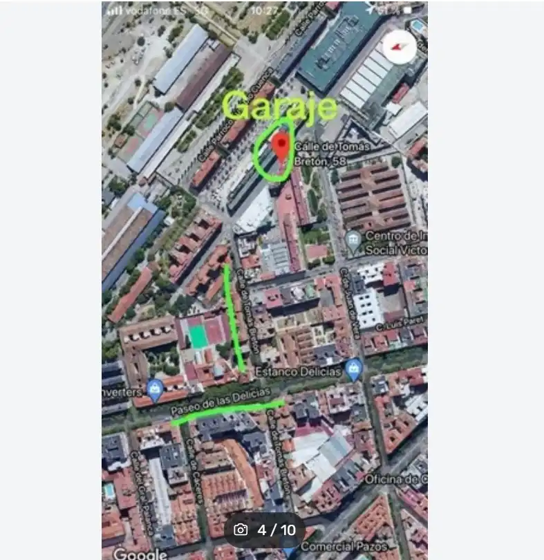 Einzelparkplatz mit Aufzug zur Miete in Calle de Tomás Bretón 58, imagen 10