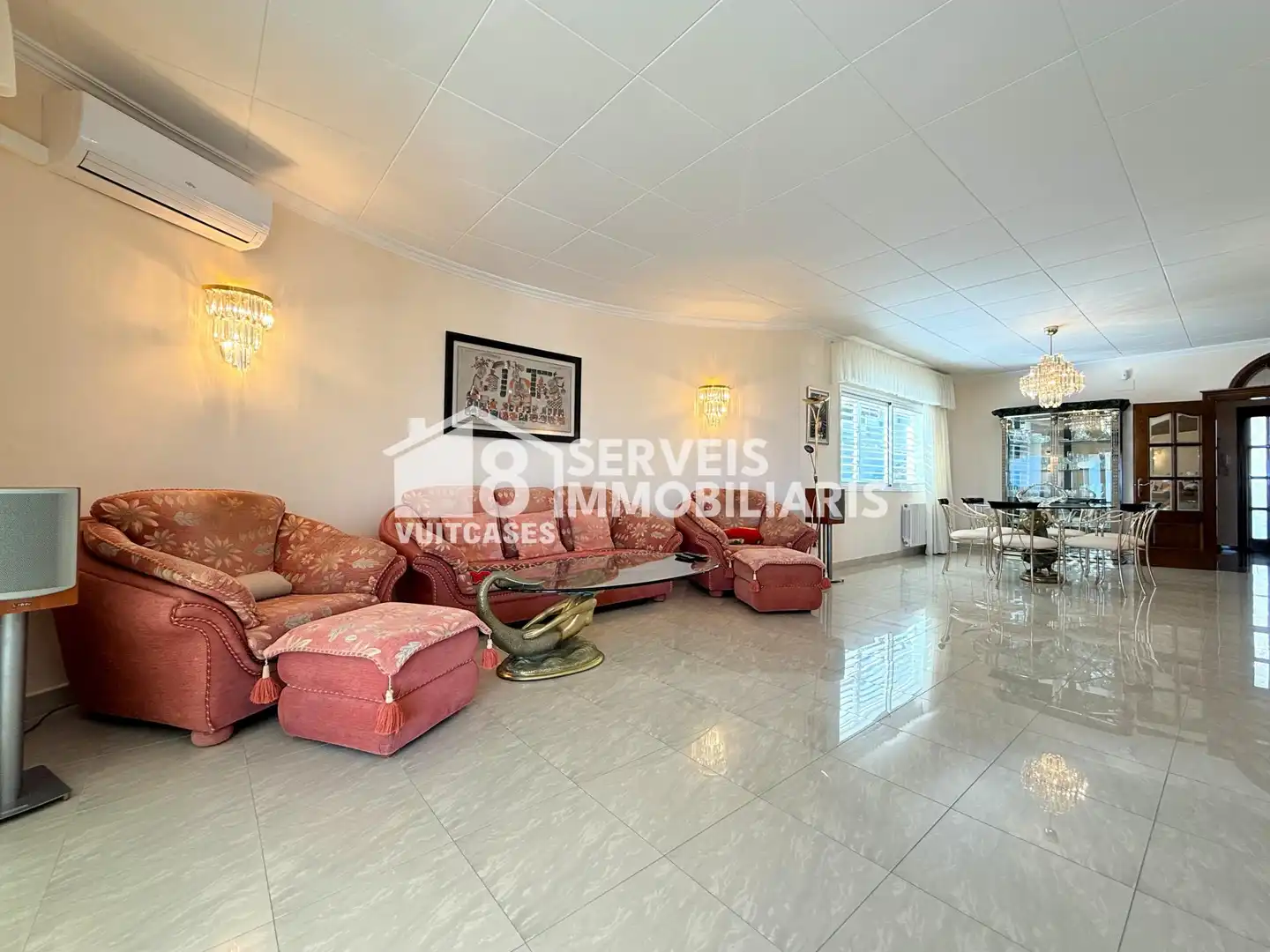 Sala de estar de Casa o chalet en venta en Arenys de Mar con Calefacción, Jardín privado y Terraza