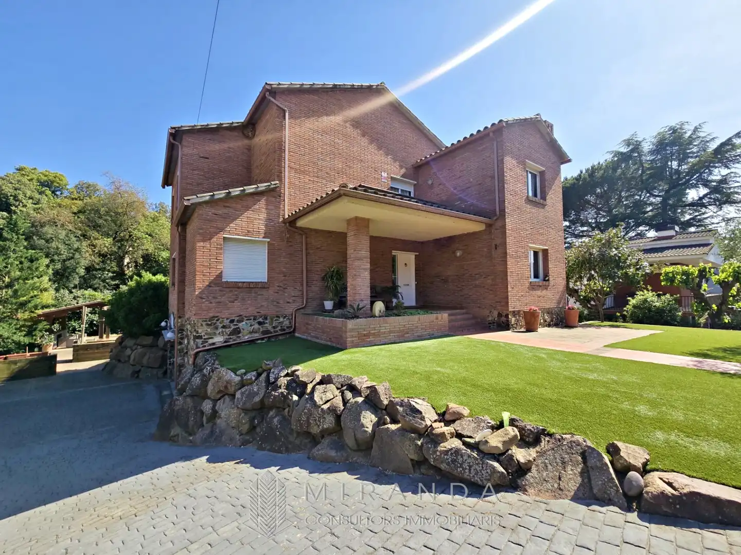 Vista exterior de Casa o xalet en venda en Sant Pere de Vilamajor amb Aire condicionat, Calefacció i Jardí privat