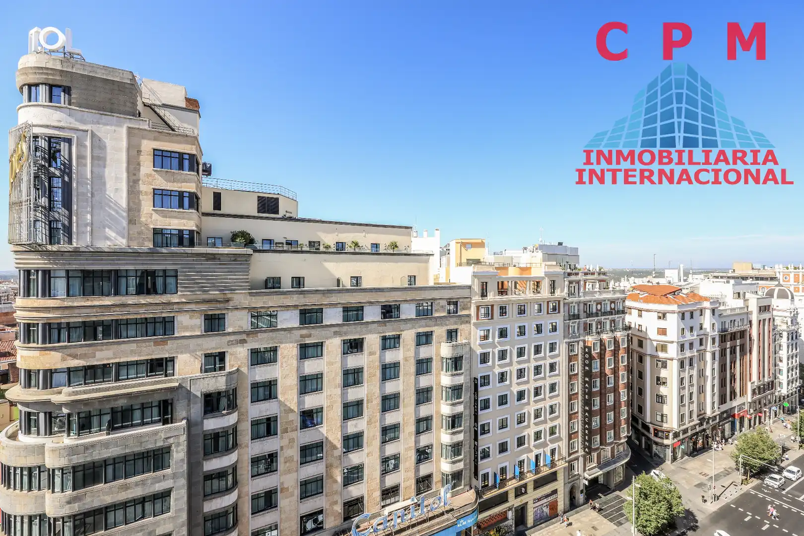 Vista exterior de Oficina de lloguer en Madrid amb Aire condicionat, Calefacció i Terrassa
