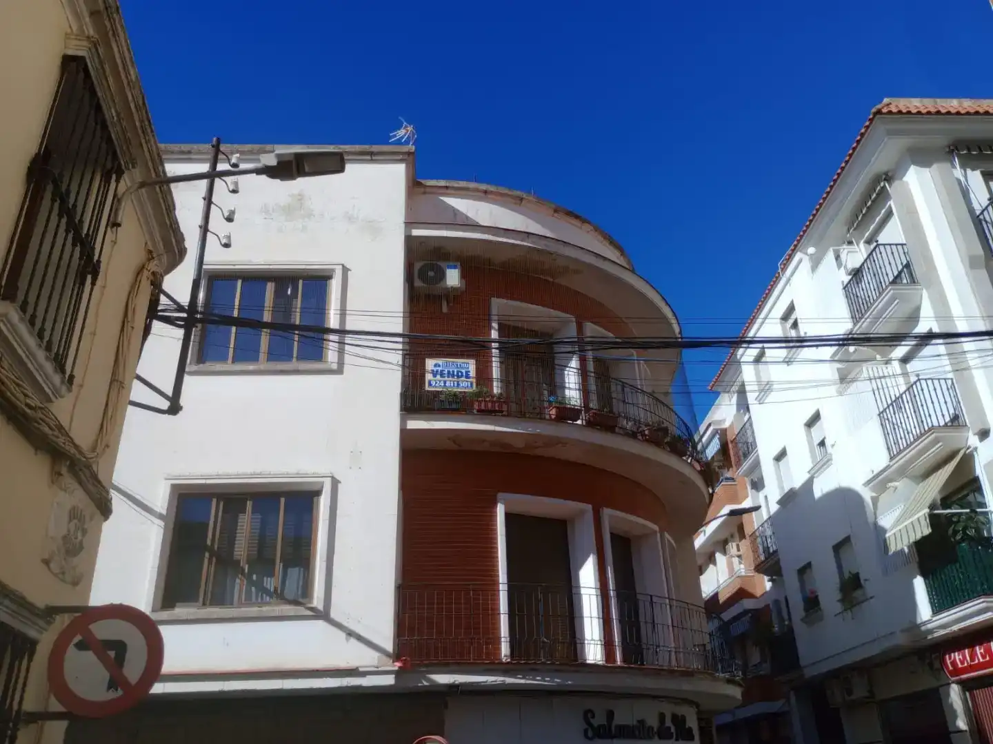 Vista exterior de Piso en venta en Don Benito con Aire acondicionado