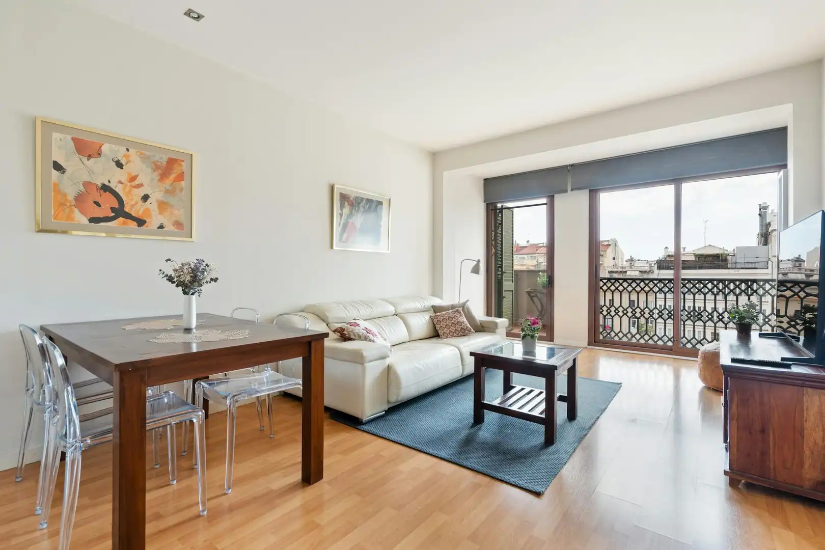 Wohnzimmer von Wohnung zur Miete in Eixample