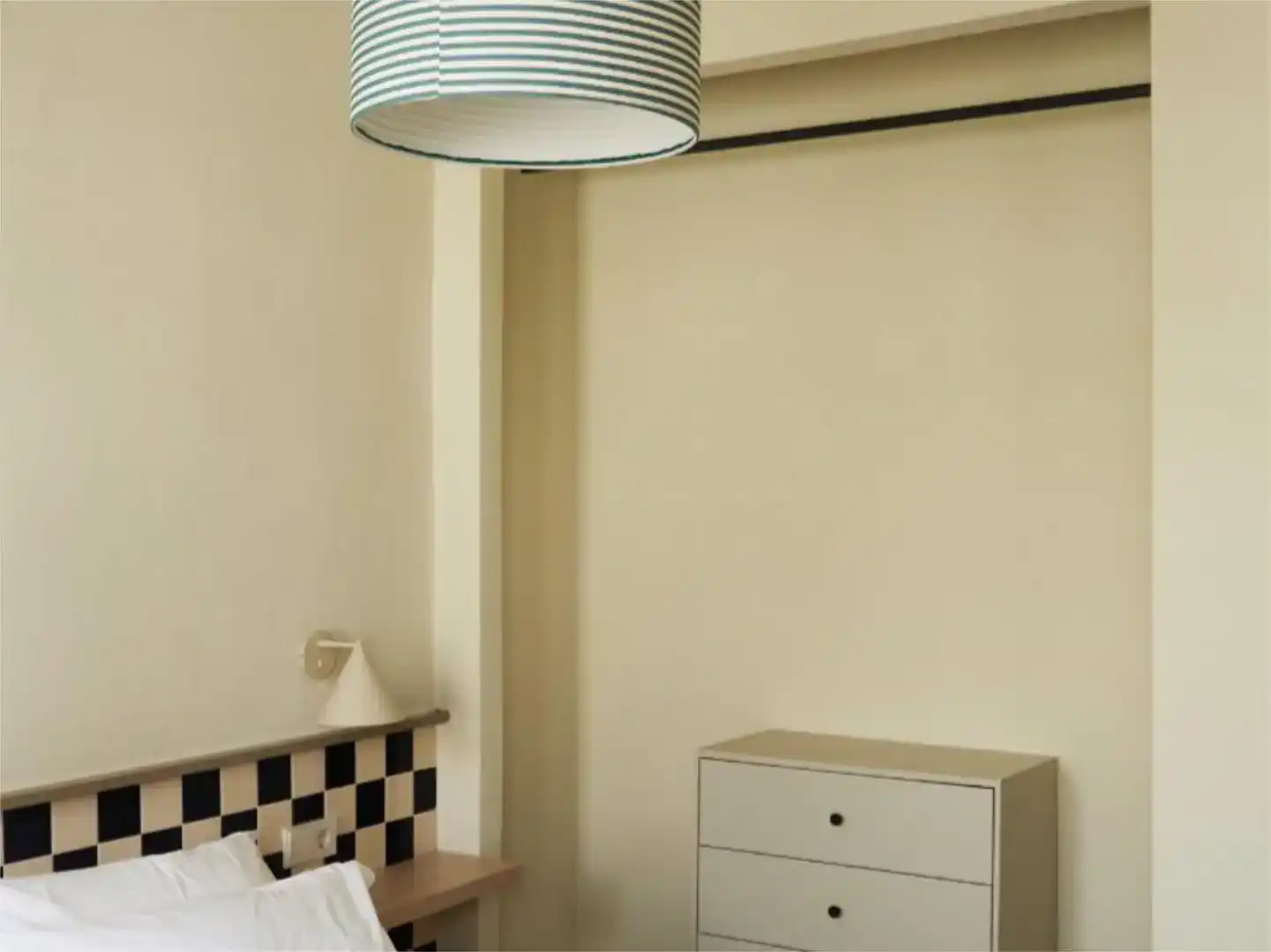 Schlafzimmer von Haus oder Chalet zur Miete in Almonte mit Klimaanlage, Privatgarten und Schwimmbad