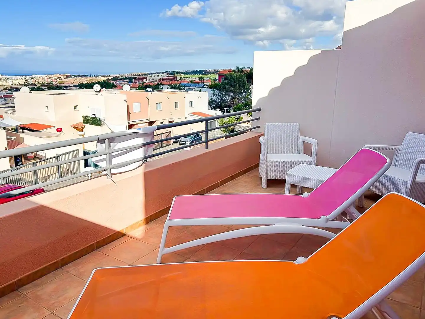 Terraza de Dúplex en venta en Adeje con Aire acondicionado, Jardín privado y Terraza