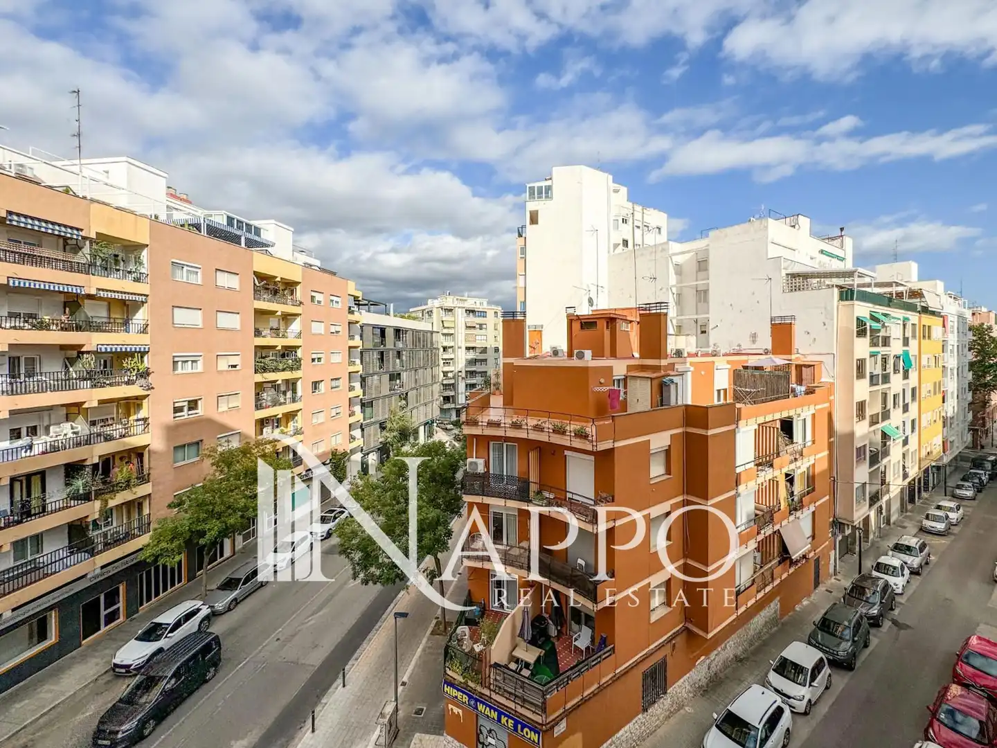 Vista exterior de Pis de lloguer en  Palma de Mallorca amb Aire condicionat, Calefacció i Terrassa
