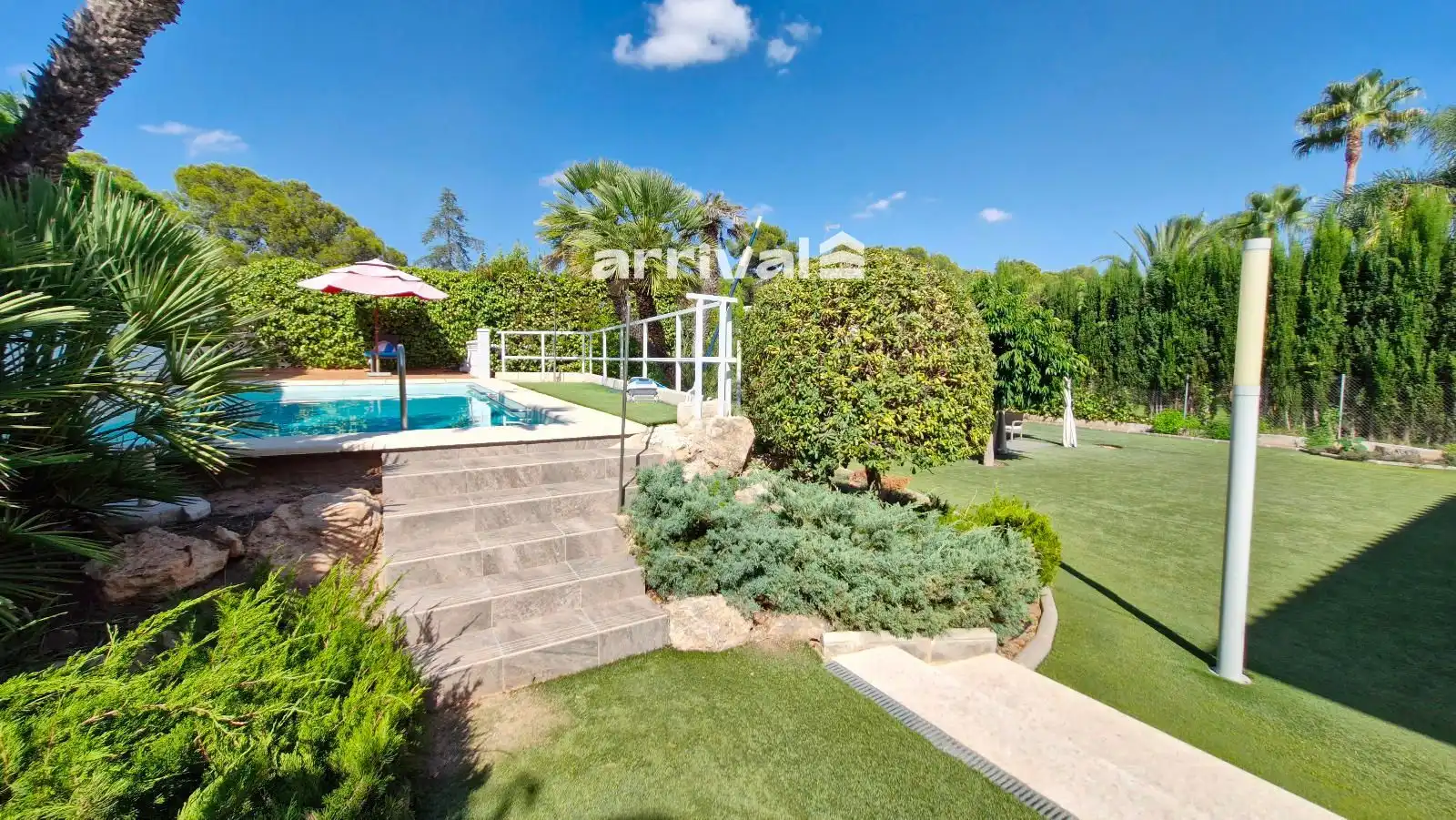 Jardín de Casa o chalet en venta en Paterna con Aire acondicionado, Jardín privado y Terraza