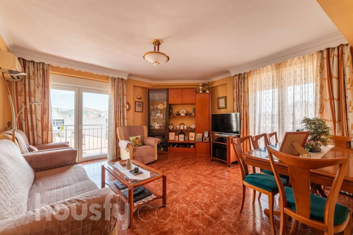 Living room of Flat for sale in Málaga Capital  with Balcony