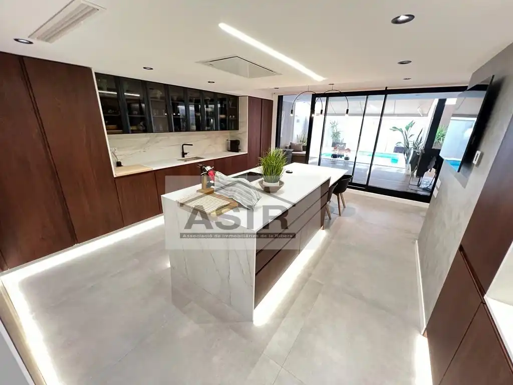 Kitchen of Houses for sale in Algemesí  with Air Conditioner and Swimming Pool