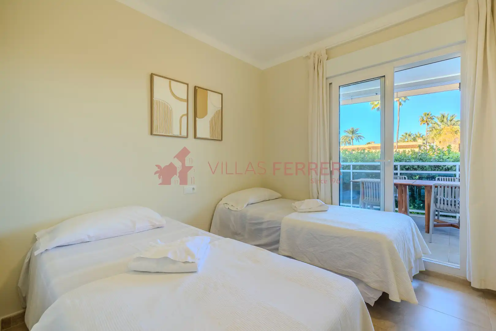 Bedroom of Flat for sale in Dénia  with Air Conditioner, Terrace and Furnished