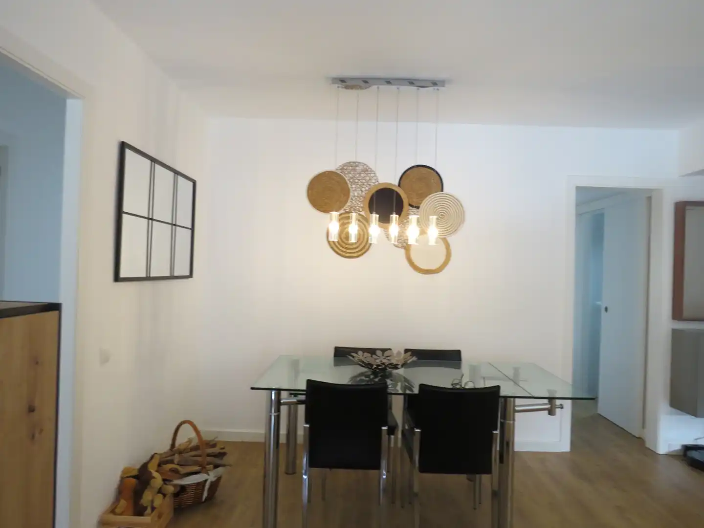 Esszimmer von Wohnung zur Miete in Sant Andreu de Llavaneres mit Klimaanlage, Heizung und Parkett