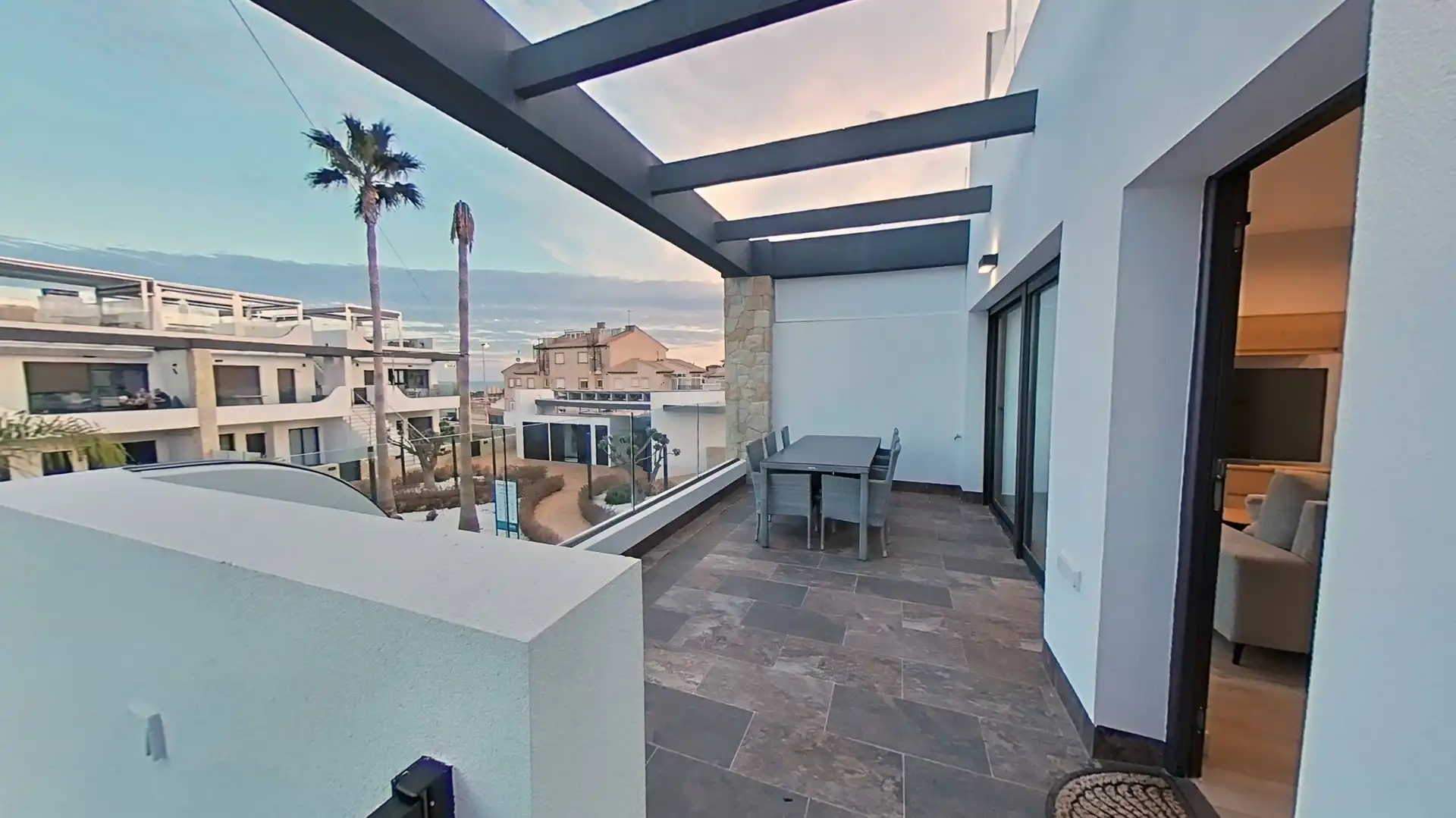 Terrasse von Dachboden zur Miete in Orihuela