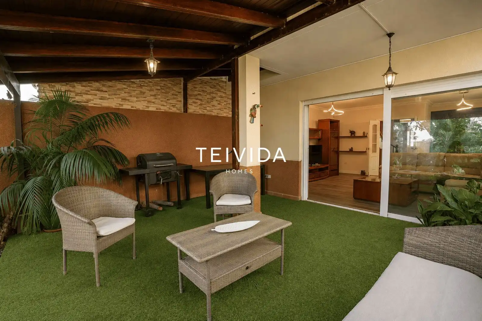 Terrassa de Casa adosada en venda en Adeje amb Aire condicionat, Jardí privat i Terrassa
