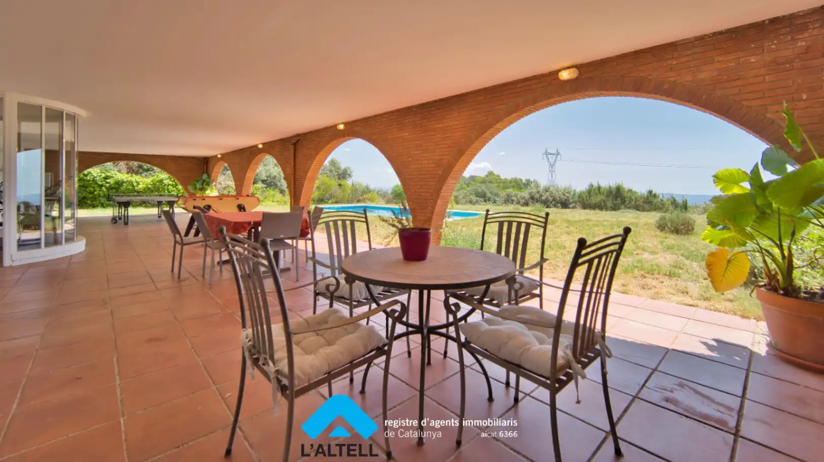 Terraza de Casa o chalet en venta en L'Ametlla del Vallès con Aire acondicionado, Calefacción y Jardín privado