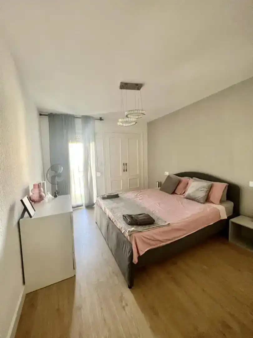 Schlafzimmer von Wohnung zur Miete in Altea mit Klimaanlage, Parkett und Möbliert