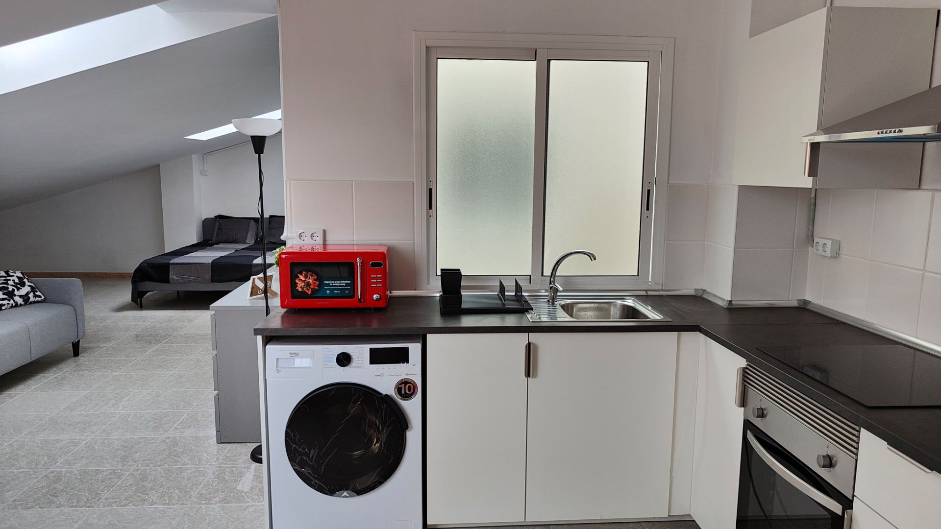 Küche von Wohnung miete in Gavà mit Klimaanlage, Terrasse und Möbliert