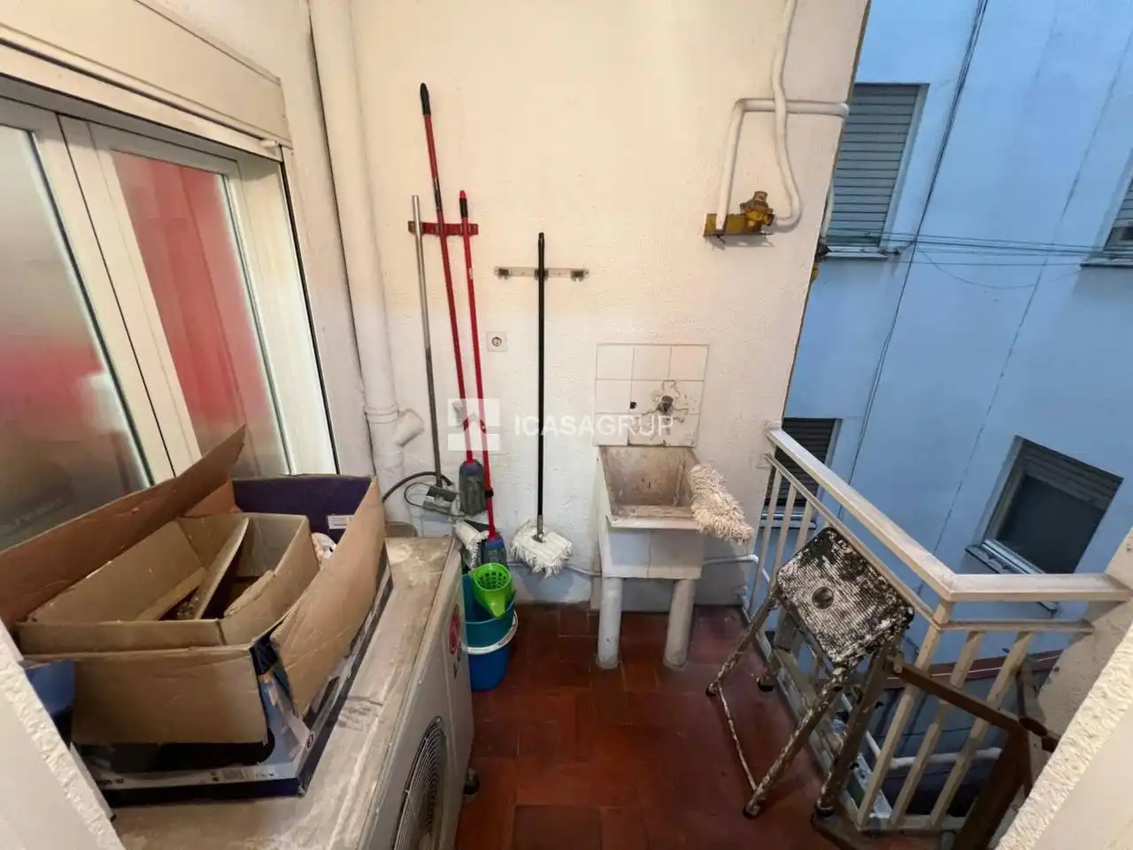 Balcony of Flat for sale in Sant Cugat del Vallès  with Air Conditioner, Parquet flooring and Balcony