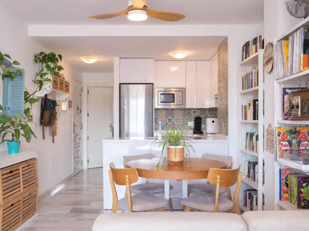 Kitchen of Flat for sale in Mijas  with Air Conditioner, Storage room and Swimming Pool