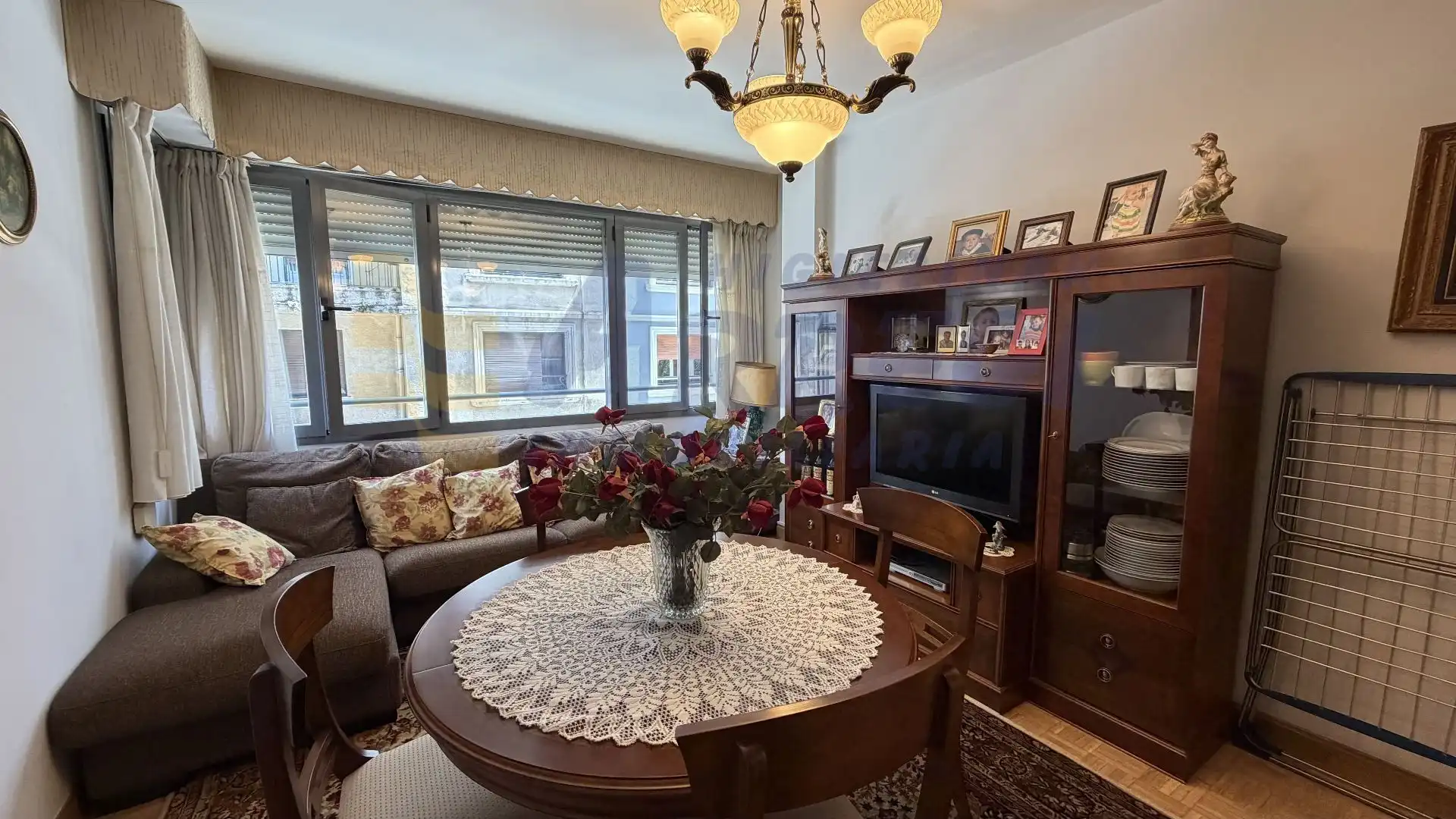 Sala de estar de Piso en venta en Eibar con Calefacción, Trastero y Amueblado