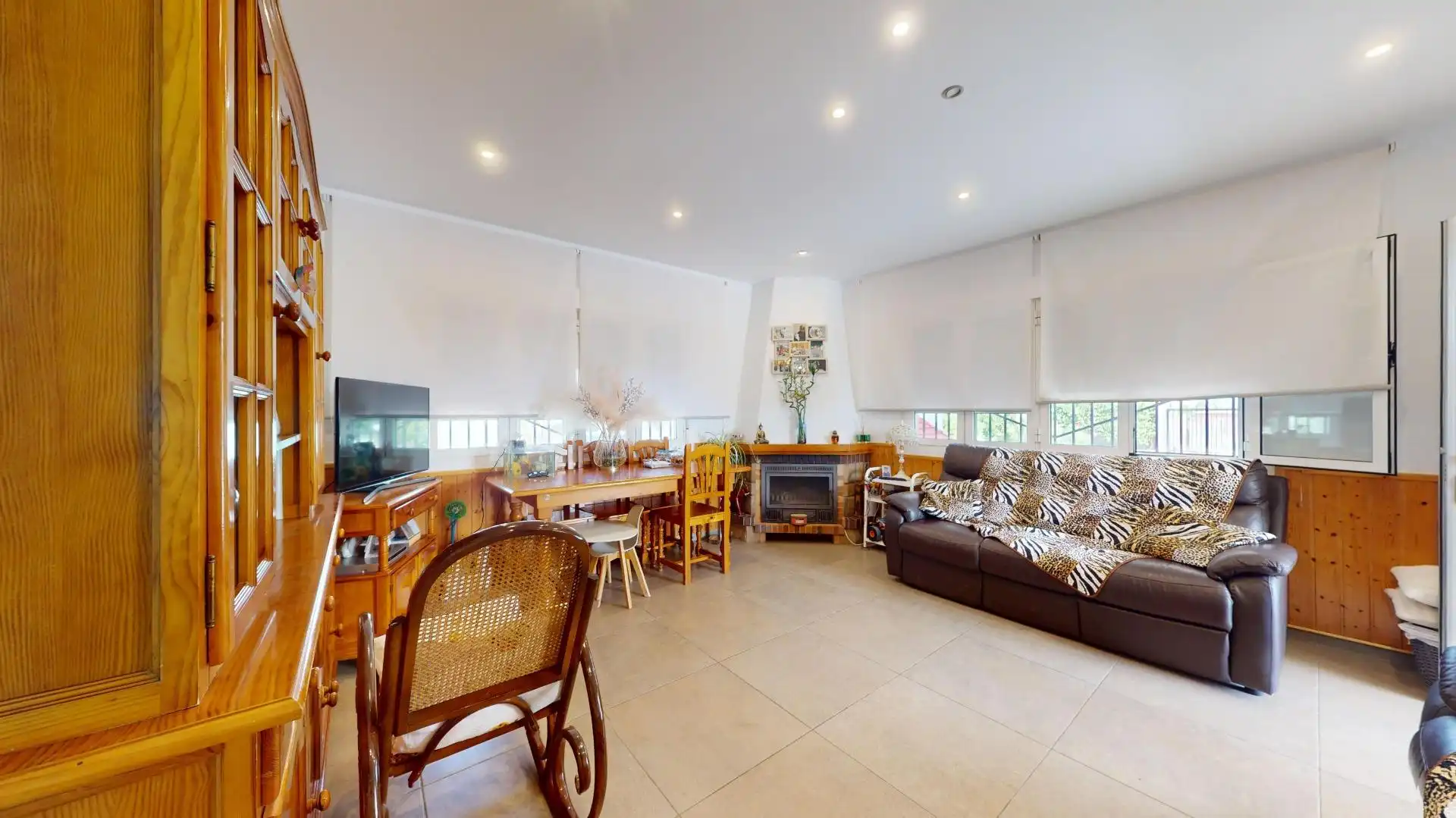 Living room of Houses for sale in Elche / Elx  with Air Conditioner, Private garden and Terrace