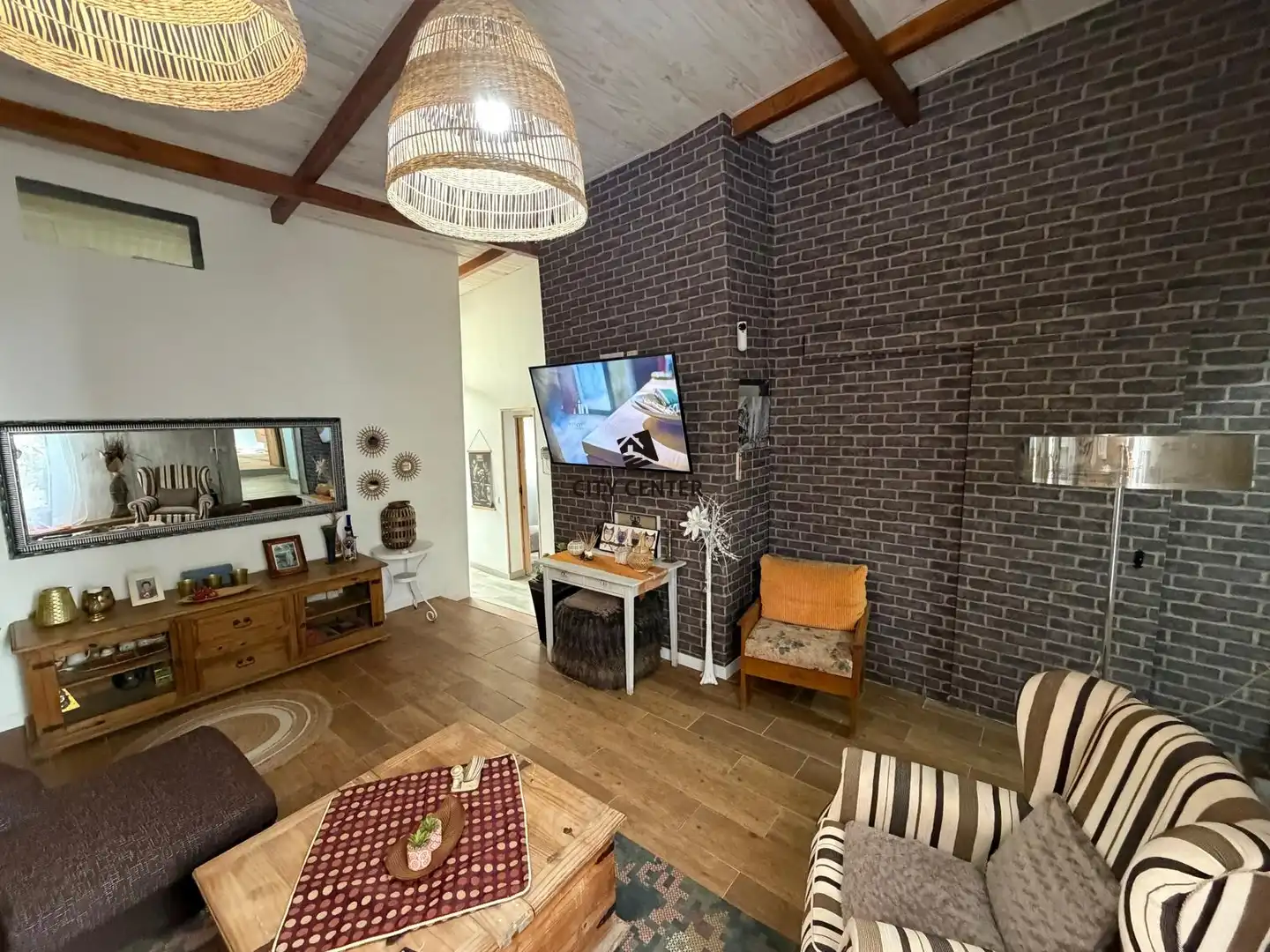 Sala d'estar de Finca rústica en venda en Icod de los Vinos amb Jardí privat, Terrassa i Traster