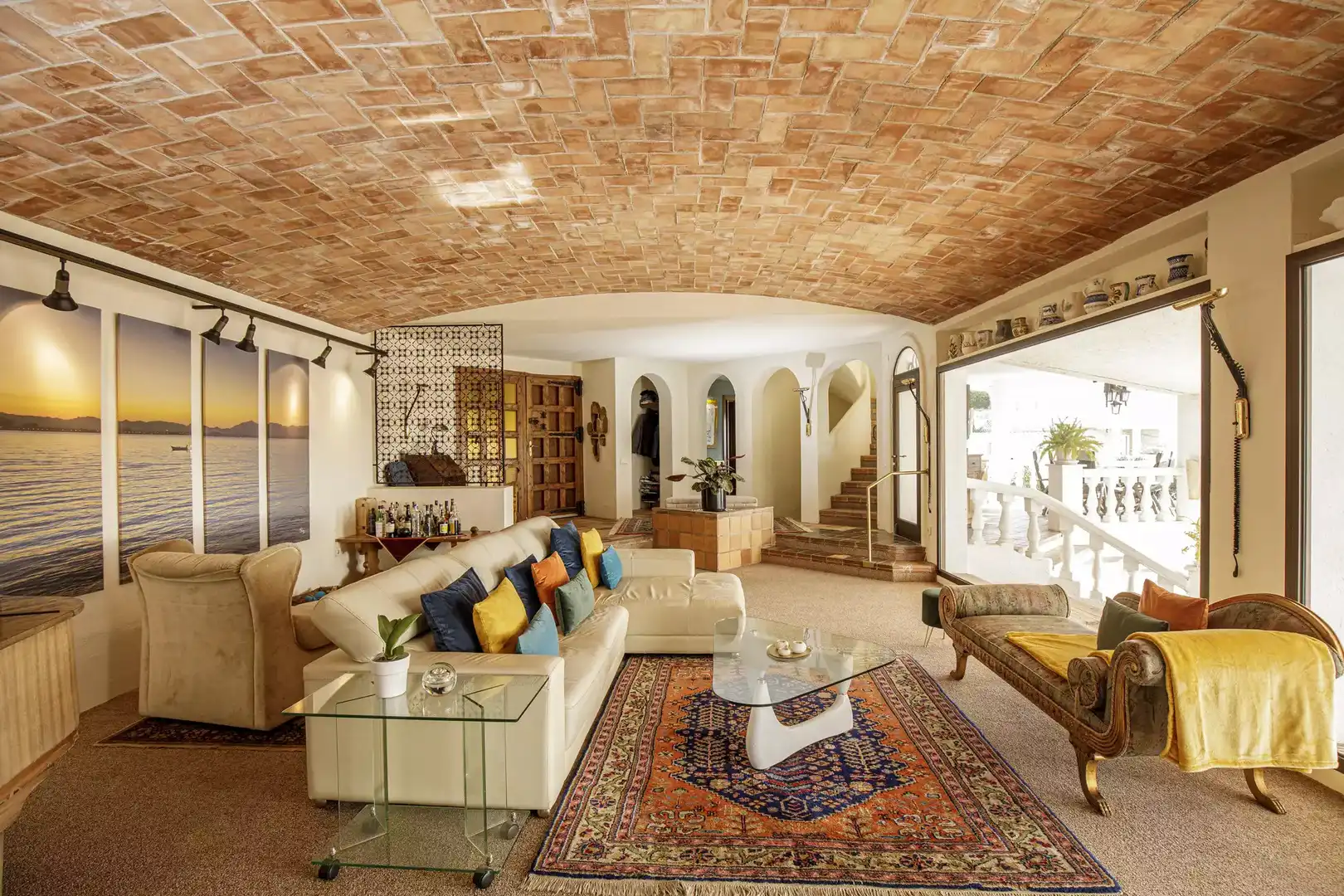 Sala d'estar de Casa o xalet en venda en Roses amb Aire condicionat, Calefacció i Jardí privat