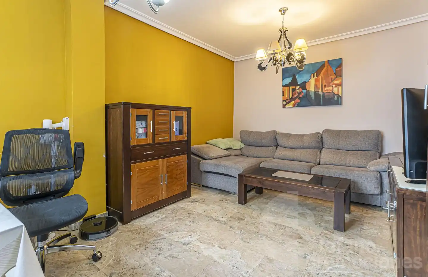 Sala d'estar de Àtic en venda en Málaga amb Aire condicionat, Terrassa i Piscina comunitària