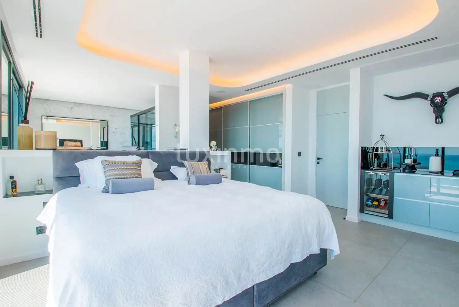 Bedroom of Houses for sale in Jávea / Xàbia  with Air Conditioner, Heating and Private garden