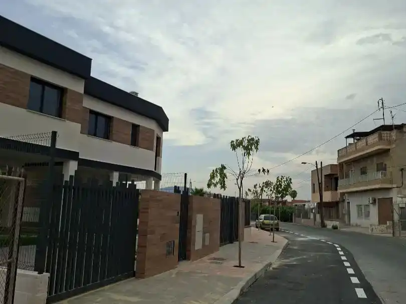 Vista exterior de Casa o chalet en venta en  Murcia Capital con Aire acondicionado y Piscina