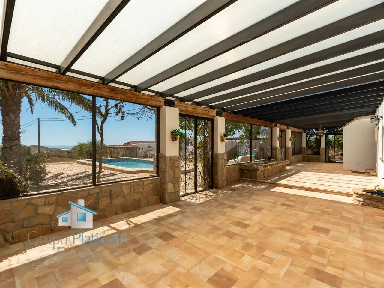 Terrassa de Casa o xalet en venda en Águilas amb Aire condicionat, Calefacció i Jardí privat