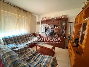 Sala de estar de Piso en venta en  Madrid Capital con Calefacción y Terraza
