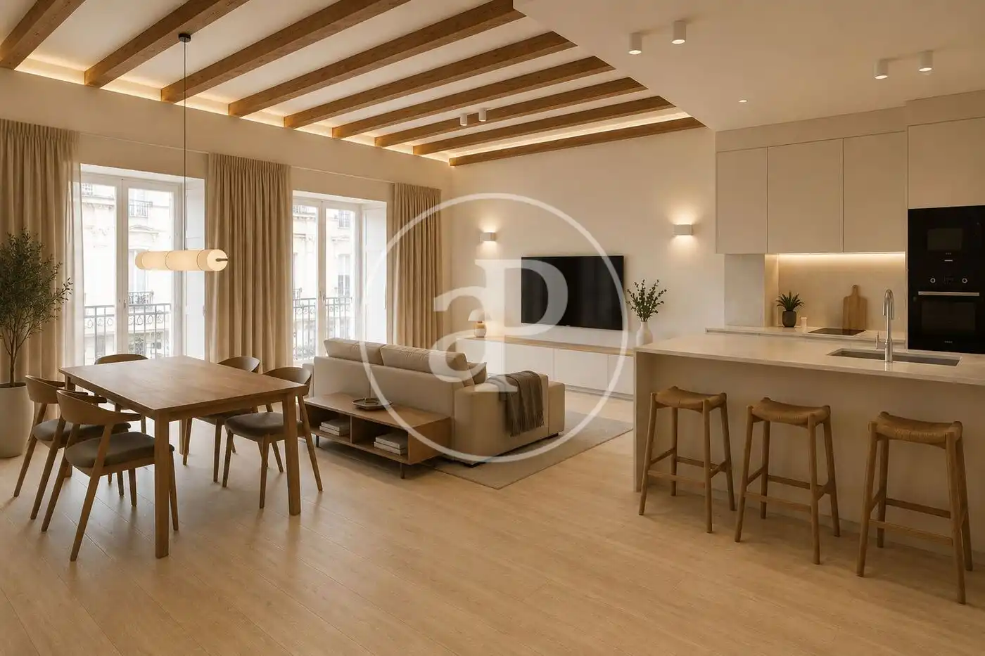 Sala d'estar de Pis en venda en Valencia amb Aire condicionat, Calefacció i Balcó