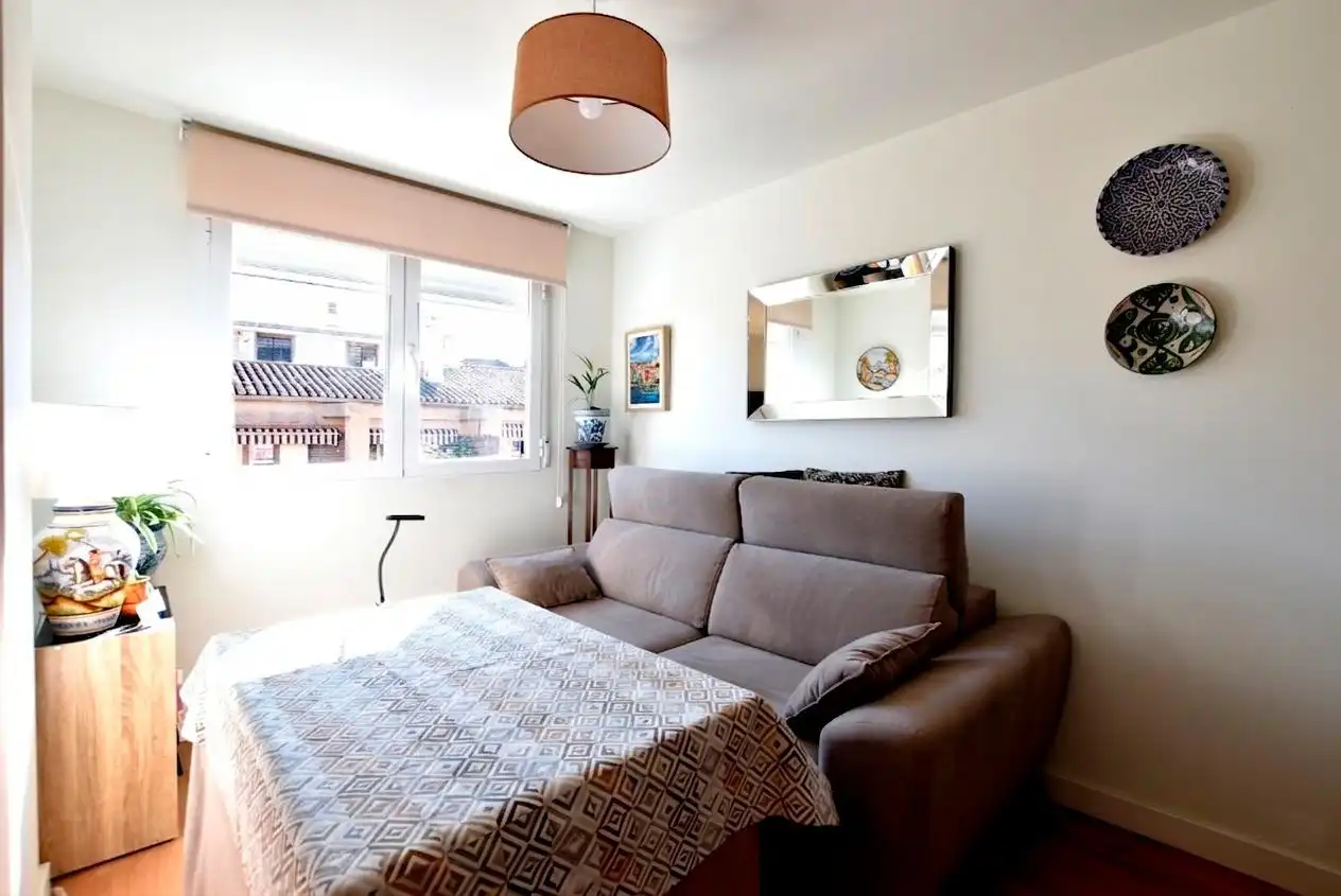 Wohnzimmer von Wohnung zur Miete in Granada mit Klimaanlage, Heizung und Terrasse