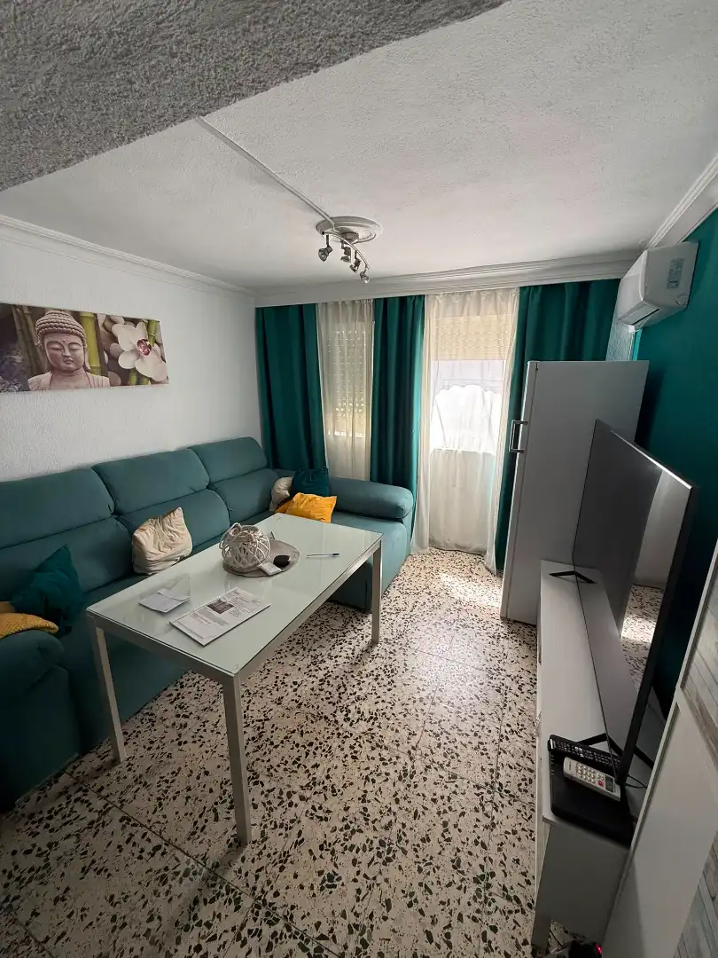 Living room of Flat for sale in Huelva  with Furnished, Oven and Washing machine